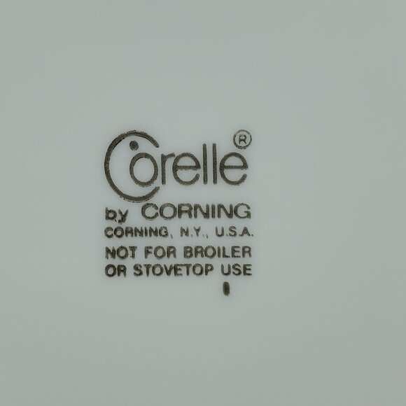 Corelle April Luncheon Salad Plates Corning Plates with Yellow Flowers and Band - Picture 5 of 5